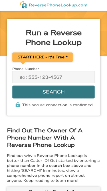 411 reverse discount phone lookup usa