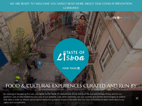 'tasteoflisboa.com' screenshot