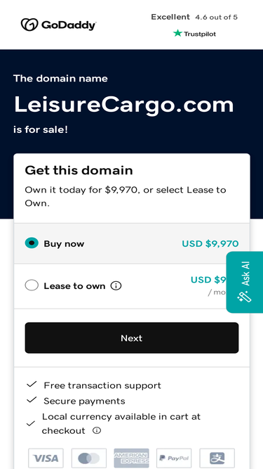 leisurecargo.com