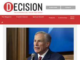 'decisionmagazine.com' screenshot