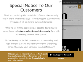 'nibs.com' screenshot