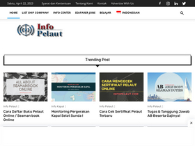 'infopelaut.com' screenshot