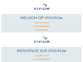 'vivium.be' screenshot