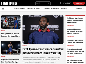 'fightmag.com.au' screenshot