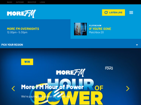 'morefm.co.nz' screenshot