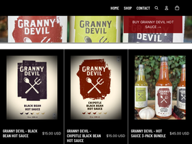grannydevil.com homepage screenshot