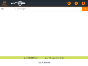 'auctronia.de' screenshot