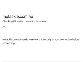 'motackle.com.au' screenshot