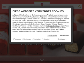 'niederegger.de' screenshot