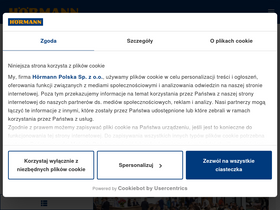 'hormann.pl' screenshot