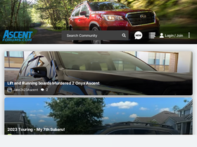 'ascentforums.com' screenshot