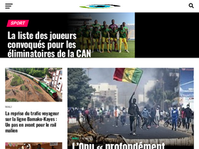 'maliactu.net' screenshot