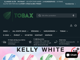 Tobax homepage screenshot