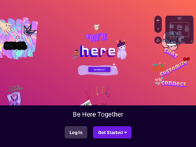 'here.fm' screenshot