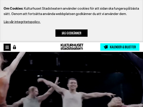 'kulturhusetstadsteatern.se' screenshot