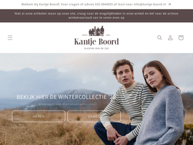 Kantje Boord website screenshot