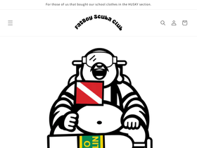 fatboyscubaclub.com homepage screenshot
