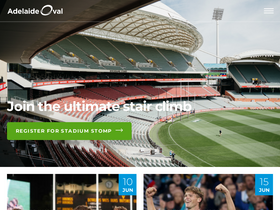 'adelaideoval.com.au' screenshot