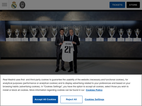 'realmadrid.com' screenshot