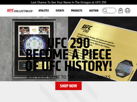'ufccollectibles.com' screenshot