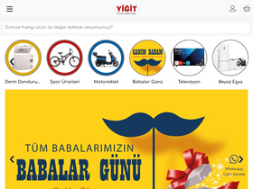 'yigitalisveris.com.tr' screenshot