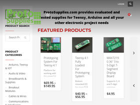 'protosupplies.com' screenshot