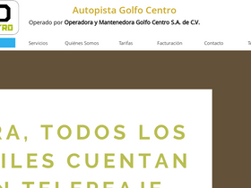 'autopistagolfocentro.com' screenshot