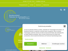 'homoeopathie-online.info' screenshot