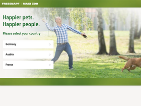 'fressnapf.com' screenshot