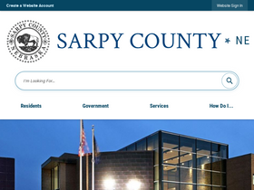 'sarpy.gov' screenshot