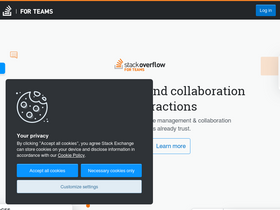 'stackoverflowteams.com' screenshot