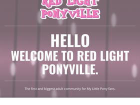 'redlightponyville.com' screenshot