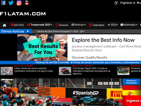 'f1latam.com' screenshot