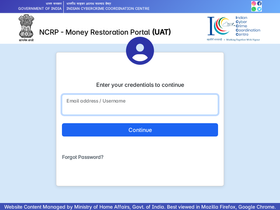 'cybercrime.gov.in' screenshot