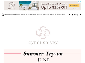 'cyndispivey.com' screenshot