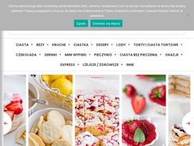 'mojewypieki.com' screenshot