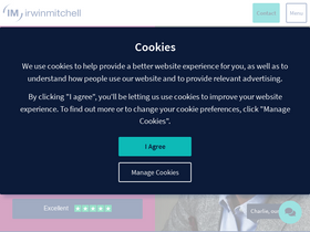 'irwinmitchell.com' screenshot
