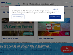 'macifavantages.fr' screenshot