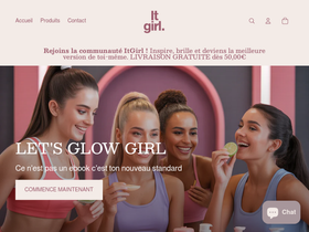 letsglowitgirl.com homepage screenshot