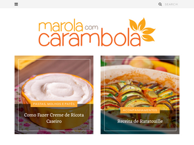 'marolacomcarambola.com.br' screenshot