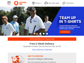 'customink.com' screenshot