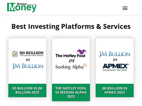 'modestmoney.com' screenshot