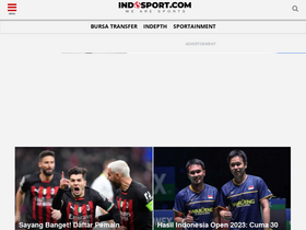 'indosport.com' screenshot