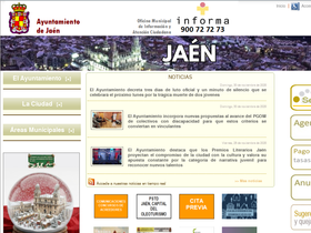'aytojaen.es' screenshot