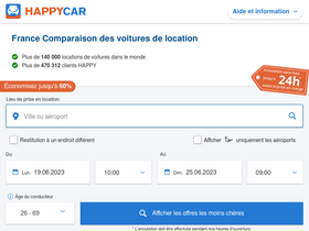 'happycar.fr' screenshot