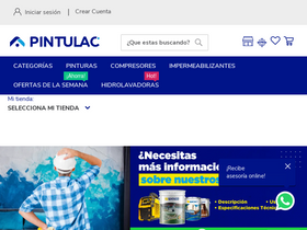 'pintulac.com.ec' screenshot