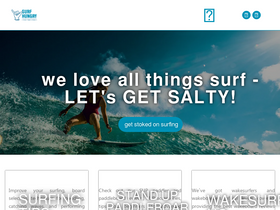 'surfhungry.com' screenshot