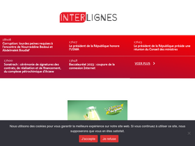 'inter-lignes.com' screenshot