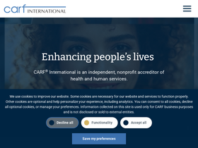 'carf.org' screenshot