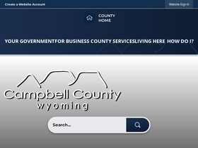 'campbellcountywy.gov' screenshot